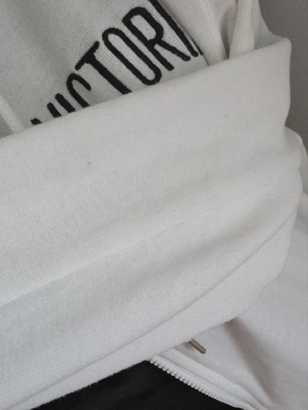 White Victoria's Secret SPORT Zip-Up Hoodie Jacket - Picture 10 of 10